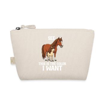 Humour Cheval Cavalier Équitation - Trousse biologique - nature - Devant