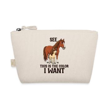 Humour Cheval Cavalier Équitation - Trousse biologique - nature - Devant