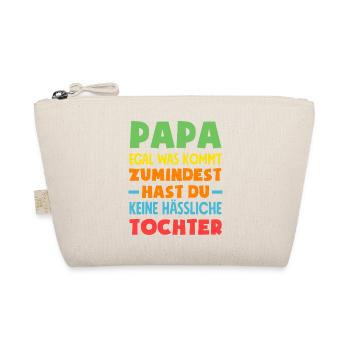 Lustiges Vatertag Geschenk Papa Bier - Bio-Täschchen - Natur - Vorne