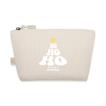 Joyeux Noël Sapin Ho Ho Ho - Trousse biologique - nature - Devant
