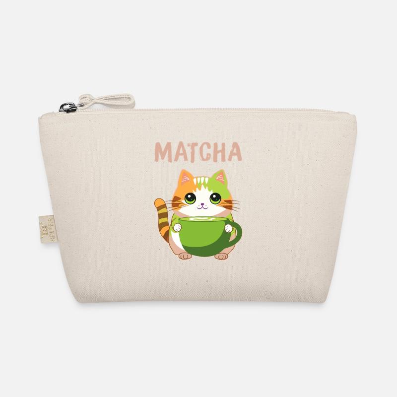 Matcha Cat Organic Pouch