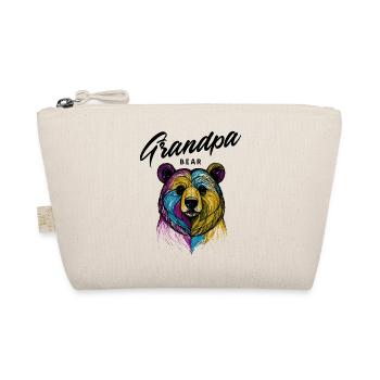 Rainbow Bear Split Opa Bär - Bio-Täschchen - Natur - Vorne