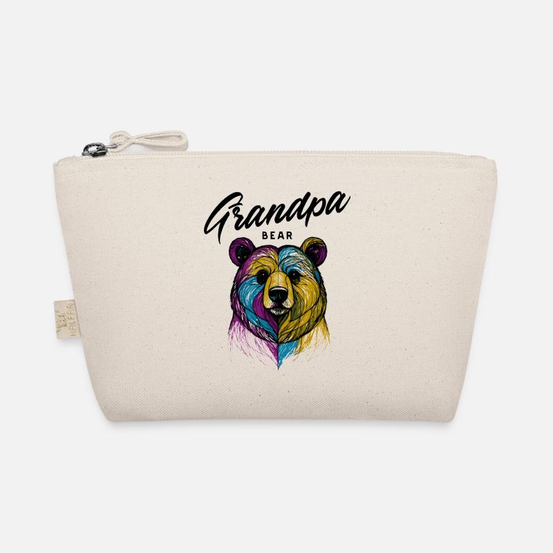 Rainbow Bear Split Opa Bär Bio-Täschchen