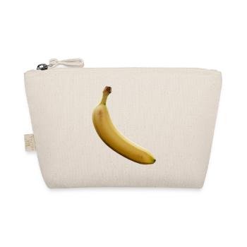 Silhouette Banana Minimal Jaune - Trousse biologique - nature - Devant