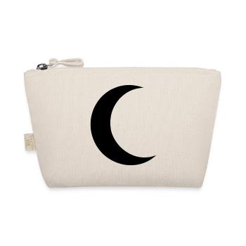 Moon Silhouette Minimalism - Organic Pouch - nature - Front