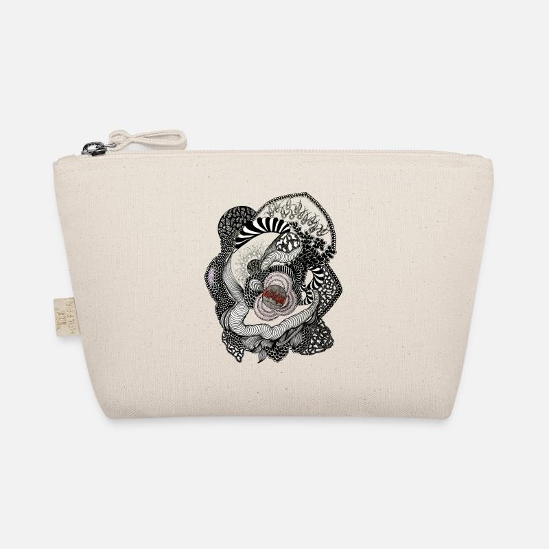 Spirale de Fleurs Noires Blanches - Trousse biologique - nature