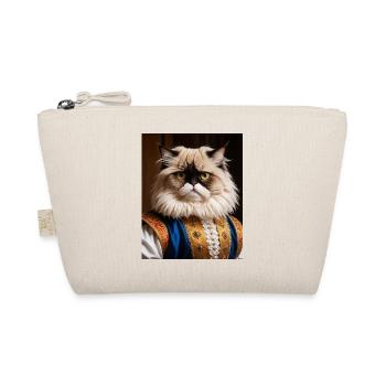 Royal Velvet Paw – The Aristocrat Cat - Organic Pouch - nature - Front