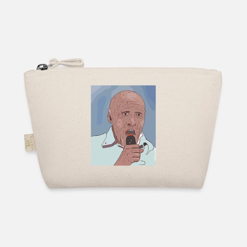 Singer portrait pop art style Organic Pouch