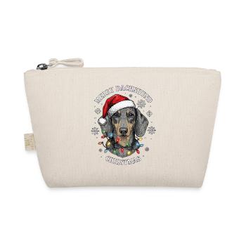 Teckel Noël Noël Drôle Mignon - Trousse biologique - nature - Devant