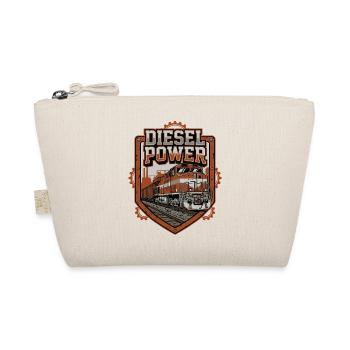 Freight Train Industrial Locomotive - Organic Pouch - nature - Front