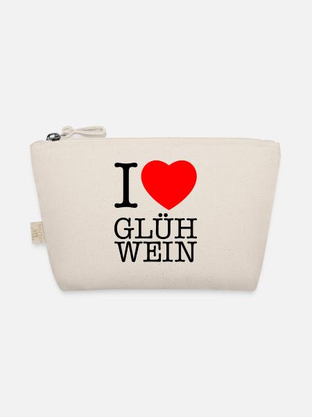 I love mulled wine - Organic Pouch - nature - Front
