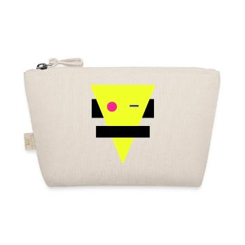 Neon Geometrische Silhouette - Bio-Täschchen - Natur - Vorne