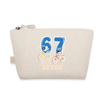 67 Six Seven meme Cycling - Italian Lust - Organic Pouch - nature - Front