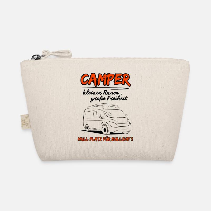 Camping Van Motorhome Saying Organic Pouch