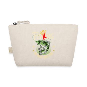 Fish King Angler Design - Bio-Täschchen - Natur - Vorne
