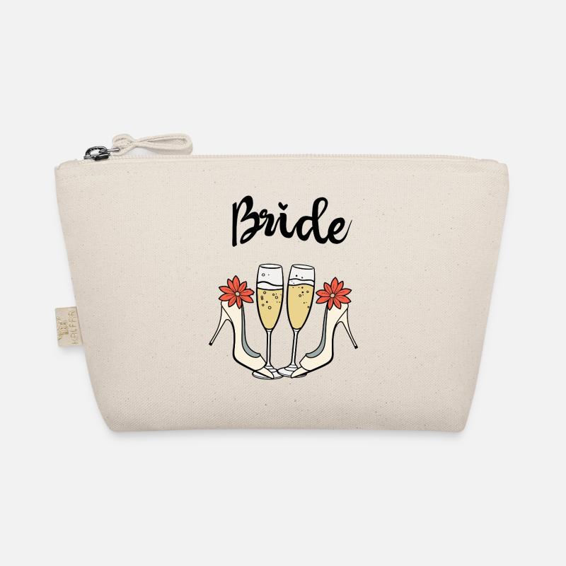 Braut, Highheels & Prosecco - Bride Vibes, Wedding Bio-Täschchen
