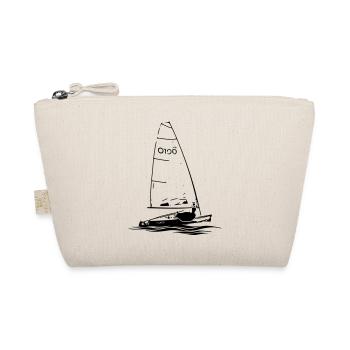 RS aero sailing dinghy sailboat regatta sailing sport - Organic Pouch - nature - Front