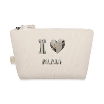 I Love Bilbao – Modern Architectural Design - Organic Pouch - nature - Front