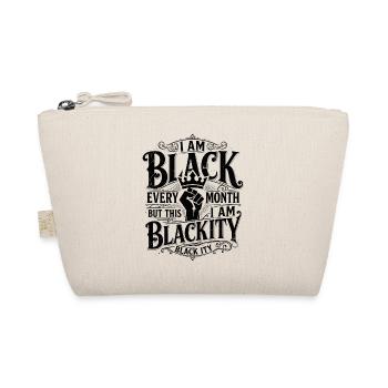 Blackity Black Ity Celebrating Black Heritage - Organic Pouch - nature - Front