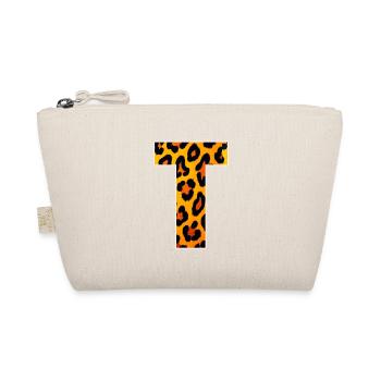 Leopard_Buchstabenmuster_ _T - Trousse biologique - nature - Devant