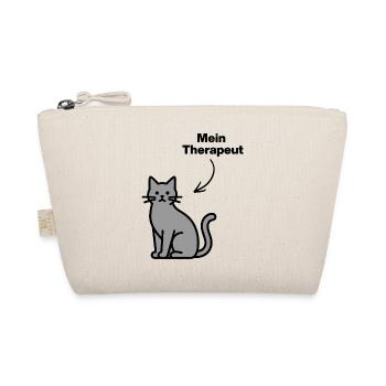 MEIN THERAPEUT: KATZE! FELLNASENLIEBE, CATLOVER - Bio-Täschchen - Natur - Vorne