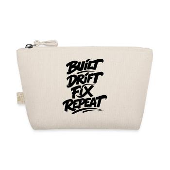 Built Drift Fix Repeat v2 - Organic Pouch - nature - Front