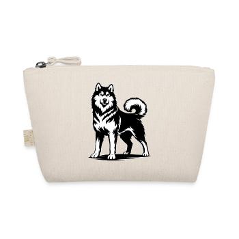 Alaskan Malamute in stolzer Pose - Bio-Täschchen - Natur - Vorne