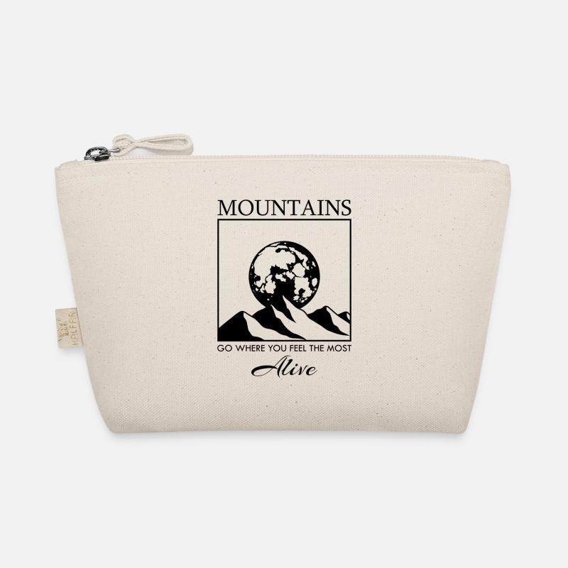 Mountain Range with the Moon Organic Pouch