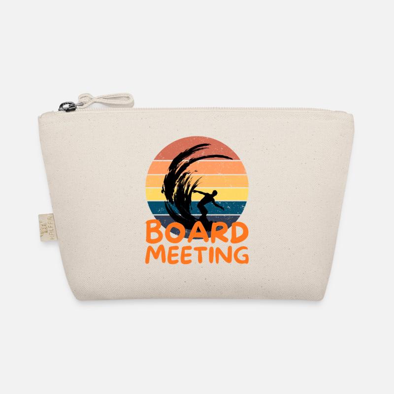 Surfing Board Meeting Organic Pouch