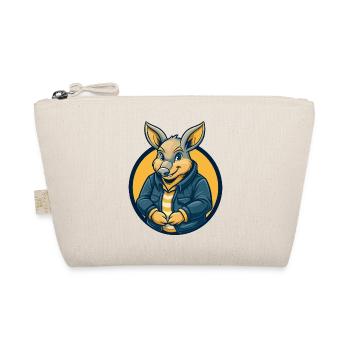 Emblème Logo clipart de la mascotte Kawaii de Aardvark - Trousse biologique - nature - Devant