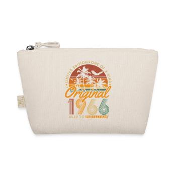 1966 Jahrgang geboren 60. Geburtstag Geschenk - Bio-Täschchen - Natur - Vorne