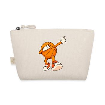 Basketball-Maskottchen Dunks - Bio-Täschchen - Natur - Vorne