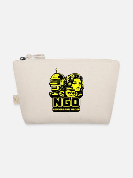 NGO Neon Pop Retro Portraits - Bio-Täschchen - Natur - Vorne
