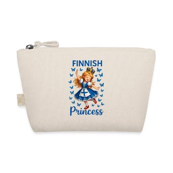Prinzessin Finnland Blauer Schmetterling - Bio-Täschchen - Natur - Vorne