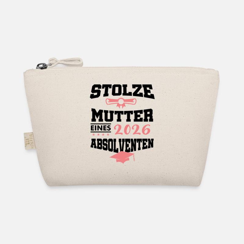 Proud Mother Graduate 2026 Bachelor Master Organic Pouch