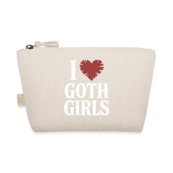 J’adore les filles gothiques - Trousse biologique - nature - Devant