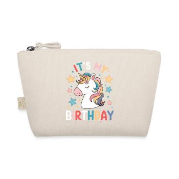 C’est ma fête d’anniversaire mignonne licorne - Trousse biologique - nature - Devant