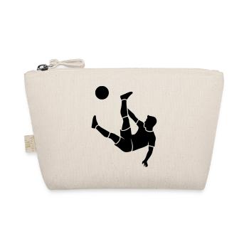 Overhead kick soccer goal scorer vector - Organic Pouch - nature - Front