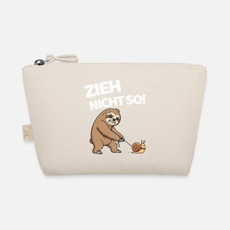 Don't pull so sloth with snail Organic Pouch