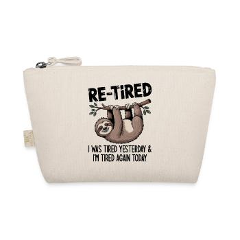Re-tired – Design amusant pour la retraite - Trousse biologique - nature - Devant