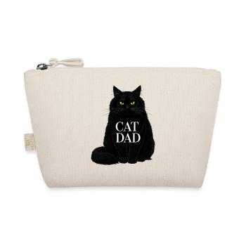 Cat Dad - Design d’illustration de chat noir - Trousse biologique - nature - Devant