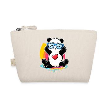 Panda détendu avec des lunettes de soleil - Trousse biologique - nature - Devant