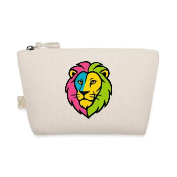 Colorful Wild Lion - Art Colors Pop - Organic Pouch - nature - Front
