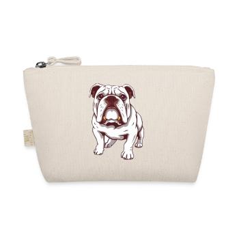 Bulldogge amerikanische Bulldogge Bulldoggen  - Bio-Täschchen - Natur - Vorne
