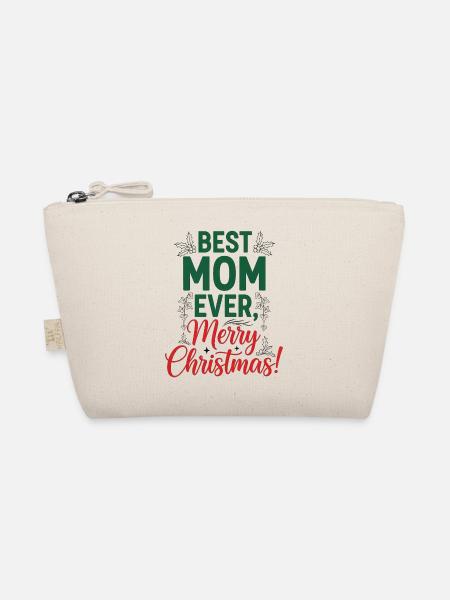 Christmas Mom - Organic Pouch - nature - Front