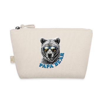 Papa Ours – Une idée de cadeau rétro pour la fête des pères - Trousse biologique - nature - Devant