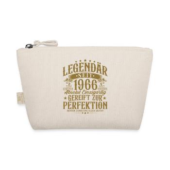 1966 Legendary Vintage Birthday Gift Retro - Organic Pouch - nature - Front