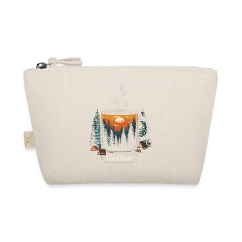 Camping Spruch Kaffee Wald Camper Morgen Outdoor - Bio-Täschchen - Natur - Vorne