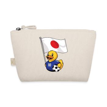 Japan Football Fan Shirt for Real Fans - Organic Pouch - nature - Front