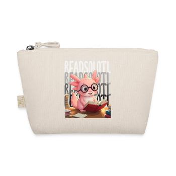 Cute Axolotl Kawaii Axolotl Lover - Organic Pouch - nature - Front